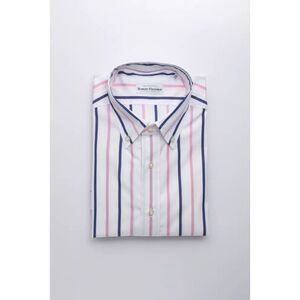 Robert Friedman White Cotton Men's Men's Shirt